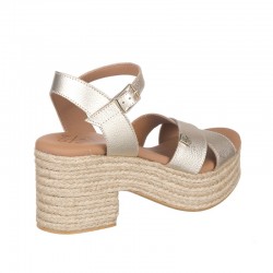 Sandalias de Tacón Mujer Popa Clifton Oro