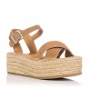 Sandalias Planas Mujer Refresh 170794 Camel