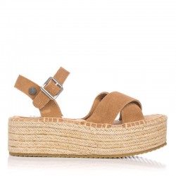 Sandalias Planas Mujer Refresh 170794 Camel