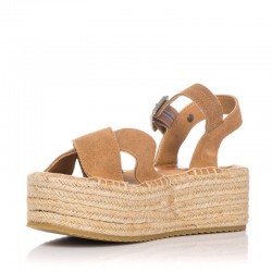 Sandalias Planas Mujer Refresh 170794 Camel