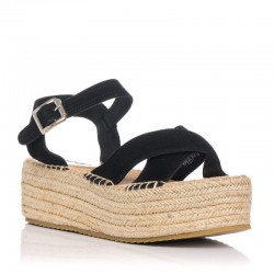 Sandalias Planas Mujer Refresh 170794 Negro