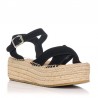 Sandalias Planas Mujer Refresh 170794 Negro
