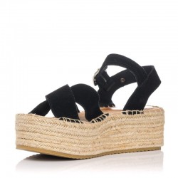 Sandalias Planas Mujer Refresh 170794 Negro