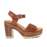 Sandalias de Tacón Mujer Refresh 172781 Camel