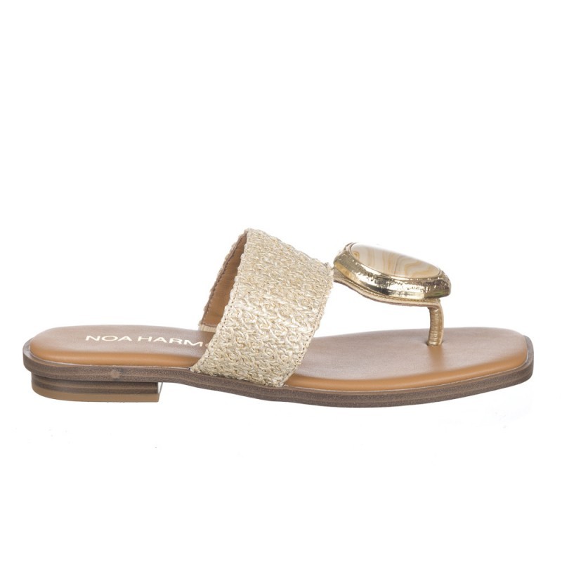Sandalias Planas Mujer Noa Harmon 9970 Oro