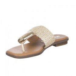 Sandalias Planas Mujer Noa Harmon 9970 Oro