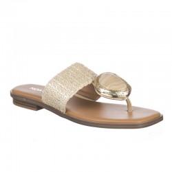 Sandalias Planas Mujer Noa Harmon 9970 Oro