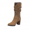 Botas de Tacón Mujer Maria Jaen 7047 Marron