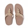 Sandalias Planas Mujer Fitflop Halo Bead-Circle Beig