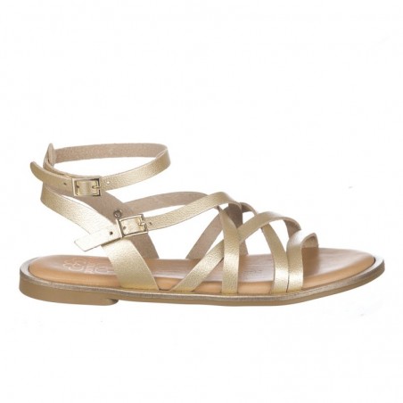 Sandalias Planas Mujer Porronet 3109 Oro