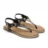 Sandalias Planas Mujer Porronet 3112 Negro