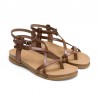 Sandalias Planas Mujer Porronet 3134 Moka