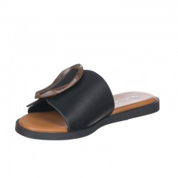 Sandalias Planas Mujer Noa Harmon 9663 Negro