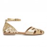 Sandalias Planas Mujer Porronet 3101 Oro