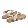 Sandalias Planas Mujer Porronet 3112 Blanco