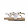 Sandalias Planas Mujer Porronet 3112 Blanco
