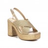 Sandalias de Tacón Mujer XTI 144063 Oro