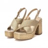 Sandalias de Tacón Mujer XTI 144063 Oro