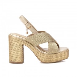 Sandalias de Tacón Mujer XTI 144063 Oro