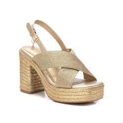 Sandalias de Tacón Mujer XTI 144063 Oro