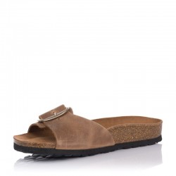 Sandalias Planas Mujer Inter-Bios 7220 Beig
