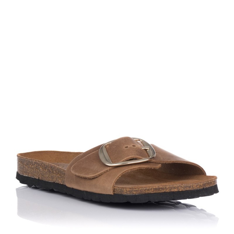 Sandalias Planas Mujer Inter-Bios 7220 Beig