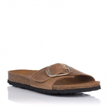 Sandalias Planas Mujer Inter-Bios 7220 Beig