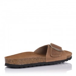 Sandalias Planas Mujer Inter-Bios 7220 Beig