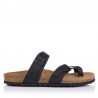 Sandalias Planas Mujer Inter-Bios 7212 Negro