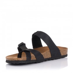 Sandalias Planas Mujer Inter-Bios 7212 Negro