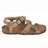 Sandalias Planas Mujer Inter-Bios 7179 Kaki
