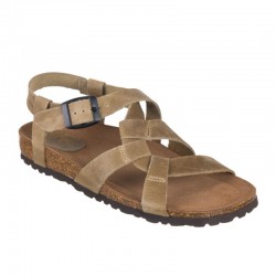 Sandalias Planas Mujer Inter-Bios 7179 Kaki