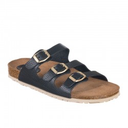 Sandalias Planas Mujer Inter-Bios 7231 Negro
