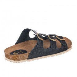 Sandalias Planas Mujer Inter-Bios 7231 Negro
