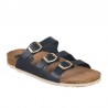 Sandalias Planas Mujer Inter-Bios 7231 Negro