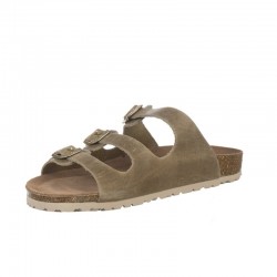 Sandalias Planas Mujer Inter-Bios 7231 Kaki