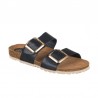 Sandalias Planas Mujer Inter-Bios 7232 Negro