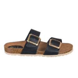 Sandalias Planas Mujer Inter-Bios 7232 Negro