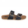 Sandalias Planas Mujer Inter-Bios 7232 Negro