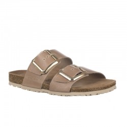 Sandalias Planas Mujer Inter-Bios 7232 Beig
