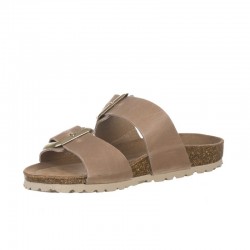 Sandalias Planas Mujer Inter-Bios 7232 Beig