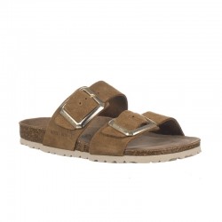 Sandalias Planas Mujer Inter-Bios 7232 Cuero