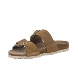 Sandalias Planas Mujer Inter-Bios 7232 Cuero