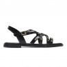 Sandalias Planas Mujer Porronet 3113 Negro