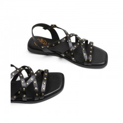 Sandalias Planas Mujer Porronet 3113 Negro