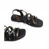 Sandalias Planas Mujer Porronet 3113 Negro