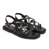 Sandalias Planas Mujer Porronet 3113 Negro