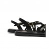 Sandalias Planas Mujer Porronet 3113 Negro