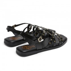 Sandalias Planas Mujer Porronet 3113 Negro