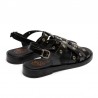 Sandalias Planas Mujer Porronet 3125 Negro